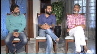 Aravindha Sametha Movie Team Interview - Jr NTR, Pooja Hegde, Trivikram Srinivas