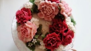 어버이날 카네이션 앙금플라워 Carnation flower piping technique