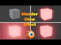 Blender Tutorial Make Glow Effect with Blender Glow Material for Eevee and Cycles