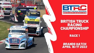 British Truck Racing Championship | Brands Hatch | Race 1 | BARC 2022