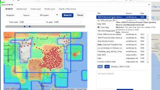 Demo of using HHypermap to searching large geospatial catalog by time and space