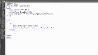 HTML5 Forms Part 1