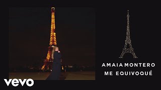 Amaia Montero - Me Equivoqué (Audio)