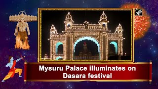 Watch: Mysuru Palace illuminates on Dasara festival