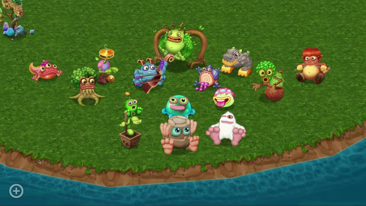 My Singing Monsters: Dawn Of Fire: All Plant Island Monsters. - YouTube