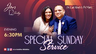 🔴Live | Sunday Evening Service | Pr. Earl Abel | Pr. Mary