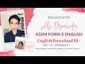 Unit 10: Grammar - Reported Speech Form 5 English Download B1+ (Explained in Bahasa. Melayu)