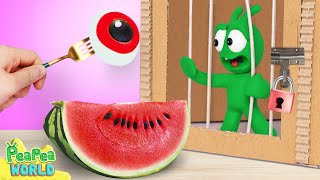 Escape To Get Yummy Watermelon 🍉 Cartoon For Kids ❤️ Pea Pea World