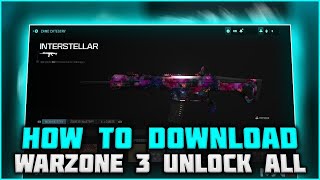 Warzone Unlock All Tool |  Works For MW3 \u0026 WARZONE 3 | Free Download | Tutorial 2025 / No ban