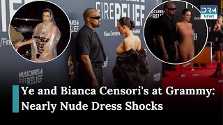 Bianca Censori Turns Heads in Daring Sheer Dress at Grammys 2025 with Kanye West | DRM News | AA1B