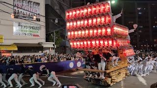 【HD高画質】やりまわし 深井だんじり祭 8町パレード 深井中町西 深井清水町 深井中町 深井東町 だんじり 2 令和6年 2024年‎10月‎5日