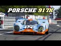 Porsche 917k Gulf - racing at the Nürburgring 2018