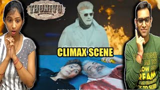 Thunivu Movie Climax Scene Reaction | Ajith Kumar | H Vinoth | Thunivu Movie Scene Reaction