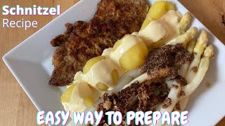 How to Make Crispy Schnitzel LIKE GERMAN (MEGA VIRAL MEAL)