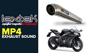 Lextek MP4 Exhaust Sound: Kawasaki ZX1000 2013