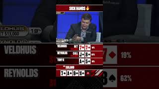 Three Players Get SICK Hands 🗣️ #PokerStars #TheBigGame