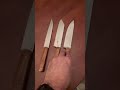 Hand made kitchen knives