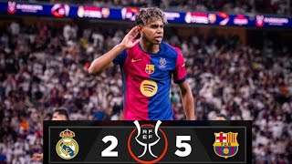 Barcelona HUMILIATED Real Madrid 5-2 🔥 Spanish Super Cup Final