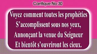 No 30-Voyez comment toutes les prophéties