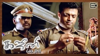 Ghajini Tamil Movie | Scenes | Riyaz Khan Investigation Against Murder