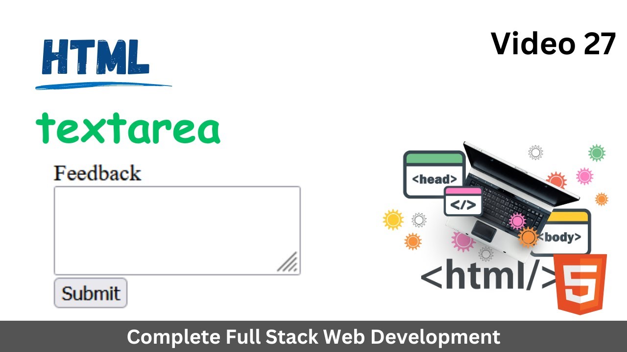 Html Textarea | Textarea In Html #textarea #html #form - YouTube