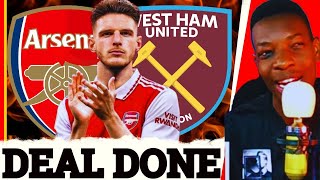 BREAKING| Arsenal AGREES 100MILLION Transfer DEAL For DECLAN RICE |Arsenal News Now
