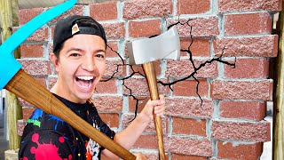 Extreme MINECRAFT 100 Layers Challenge! *Dirt vs Cobblestone*