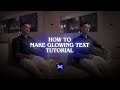 How to make Glowing Text Tutorial | After Effects Tutorial