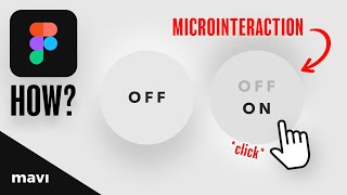 Design a Neumorphic On / Off Button in Figma (With Microinteractions)