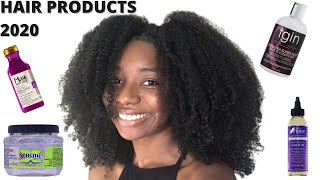 FAVORITE PRODUCTS FOR LONG HEALTHY HAIR 2020 | 3C/4A THICK LOW POROSITY HAIR