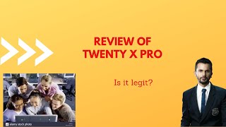 Twentyxpro review - My Honest Review