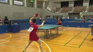 【女子 準々決勝】長﨑美柚 vs 佐藤瞳 ｜2021アジア卓球選手権ドーハ大会 日本代表選考合宿