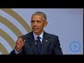 Barack Obama delivers annual Nelson Mandela memorial lecture