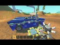 Who Can Find the Best Amphibious Vehicle on the Workshop (Scrap Mechanic Multiplayer)