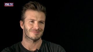 Interview David Beckham (VO) - PSG