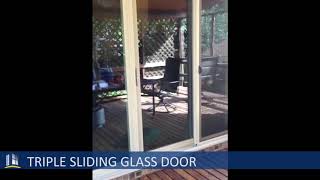 Triple Sliding Glass Door