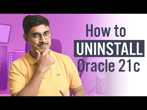 How to Uninstall Oracle Database 21C From Windows 10 by Manish Sharma