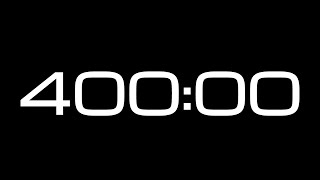400 Minute Countdown Timer / NO SOUND