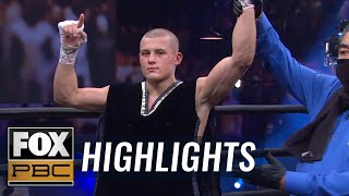 Eimantas Stanionis defeats Gonzalez by ninth-round KO in PBC Fight Night | HIGHLIGHTS | PBC ON FOX