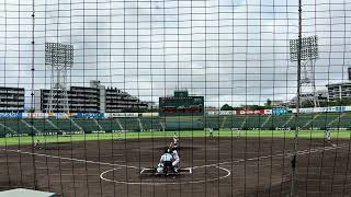 [第155回九州地区高等学校野球福岡大会] 3回戦 小倉-九州国際大付 1回裏