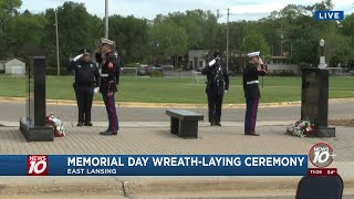 East Lansing hosts Memorial Day wreath-laying ceremony