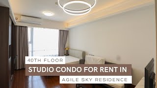 N3750168 - 40th Floor Studio Condo For Rent in Agile Sky Residence | Unit B39A-09