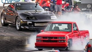 1500hp Supra VS 1600hp TWIN TURBO Truck!