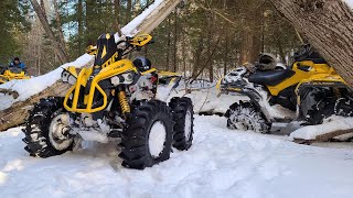 2021 Can-Am Renegade \u0026 Outlander X-MR 1000R, Lock'em Up!!!