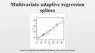Multivariate adaptive regression splines