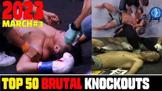 Top 50 MUAY THAI•MMA•BOX•KICKBOXING Best Knockouts►March.2023 #3