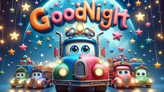 Goodnight Vehicles 🚑 🚒  | Calming Bedtime Story for Kids with Soothing Sleep Music 💤