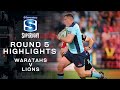 ROUND 5 HIGHLIGHTS | Waratahs v Lions – 2020