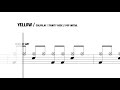 How to Play Yellow   Coldplay On Drums   Trinity Rock & Pop Initial