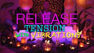 Releasing Tension with Crystal Singing Bowl Bells (No Talking) - Relaxation | Sleep | Healing